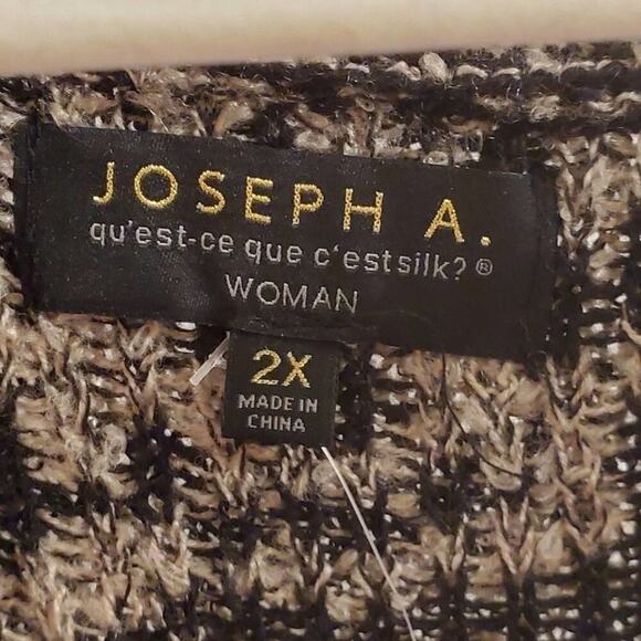 JOSEPH A. floral super soft comfy sweater vest plus size 2X NEW!!!! - Picture 10 of 13